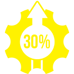 Increase in service life by up to 30% - reduced repairs